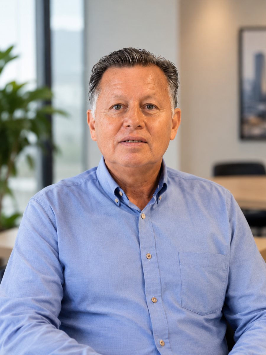 Germán López, líder financiero de Hungría Constructora